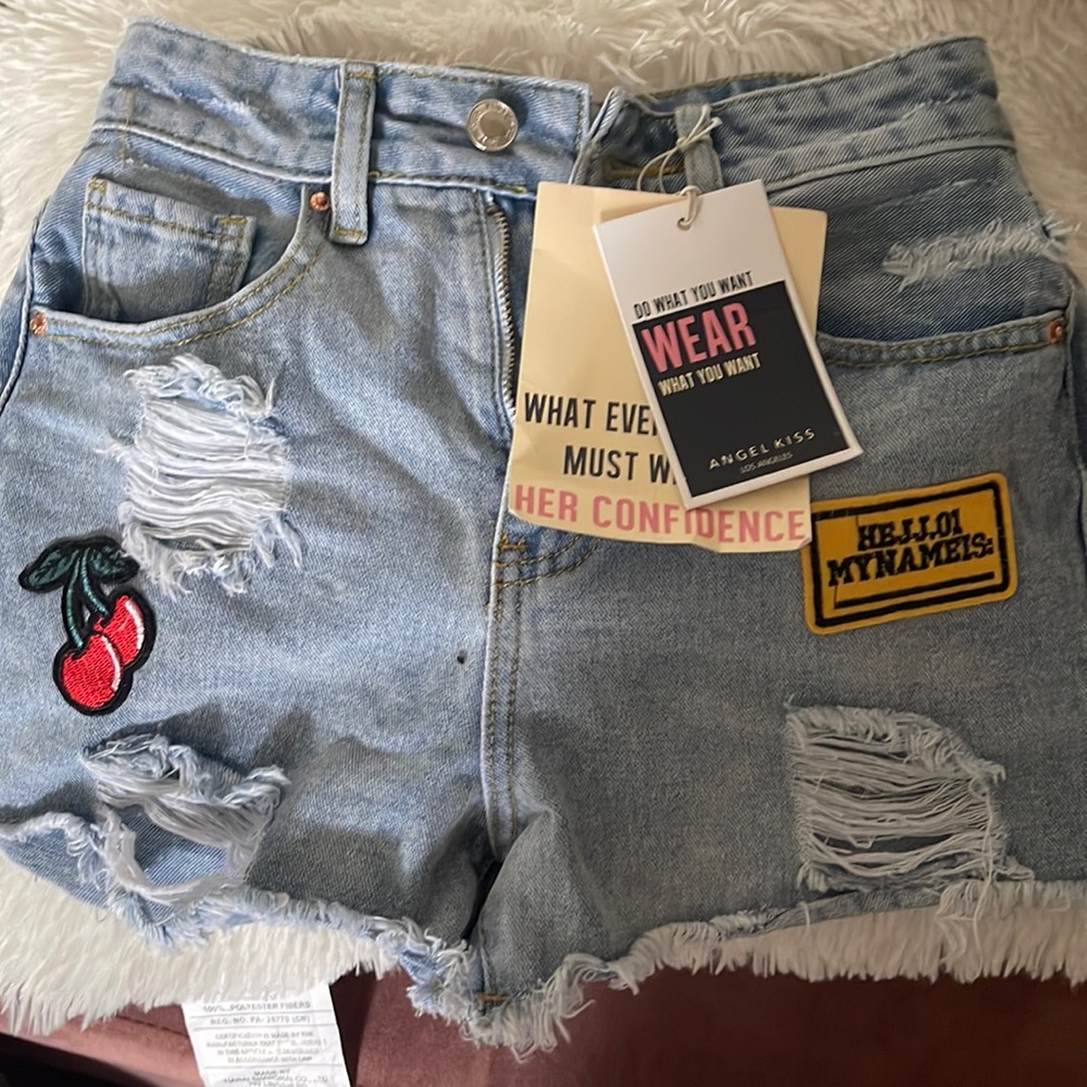 Denim shorts new